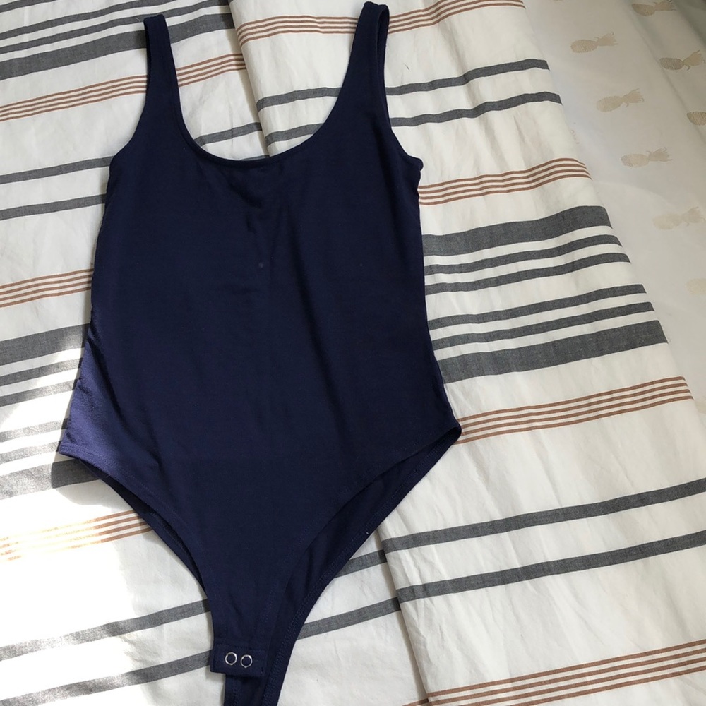Navy blue Forever 21 Bodysuit